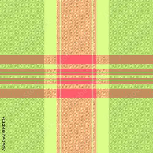 Celtic seamless textile check, place texture vector tartan. Folk fabric pattern plaid background in lime and green colors.