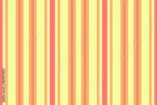 Vowel seamless background pattern, ornamental texture vector lines. Olegance stripe textile vertical fabric in orange and lime colors.