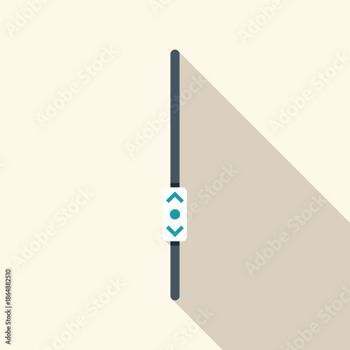 Vertical scrollbar graphic representing website navigation and user interface scrolling