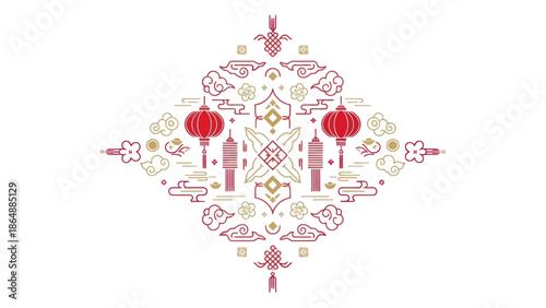 Chinese New Year Decorative Ornament.