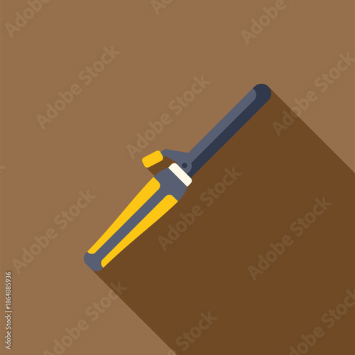 Curling iron personal care tool representing beauty and styling