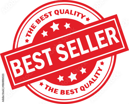 best seller stickers, badges, on transparent background