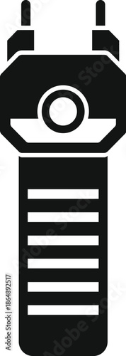 Stun gun icon showing a non lethal self defense device silhouette