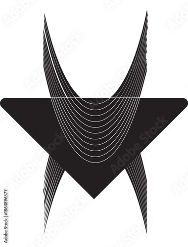 black and white wings
