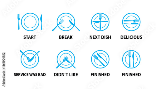 food icons and meanings, symbols that tell the story of your meal