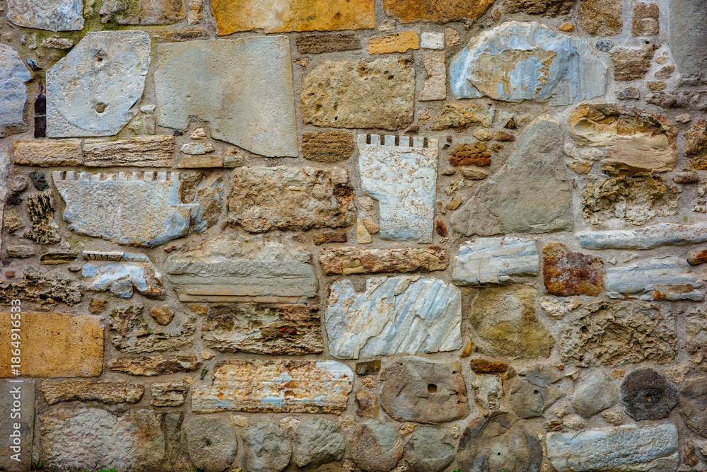 custom made wallpaper toronto digitalAncient weathered stone brick wall texture pattern