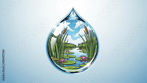 Water Drop Page Pagecape View Incorpor Pagecape View