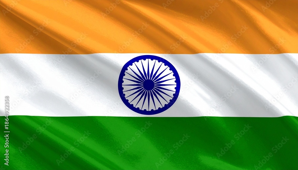Naklejka premium flag of India 