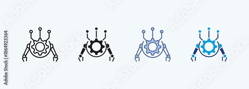robotics multiple  style icon collections 