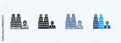 architect multiple  style icon collections 