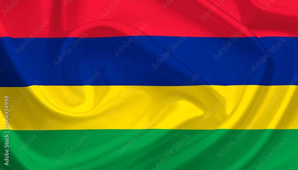 Fototapeta premium flag of Mauritius