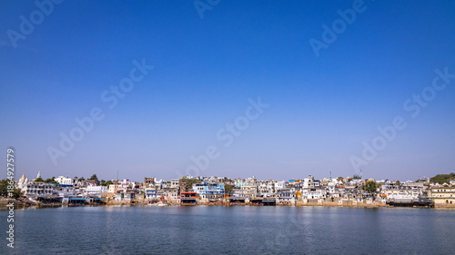 Pushkar Holy lake in the morning light.