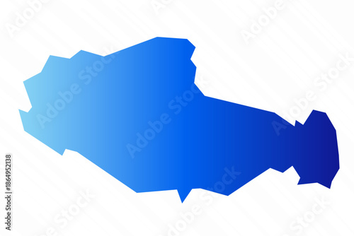 Gradient Simple Tibet Map Background