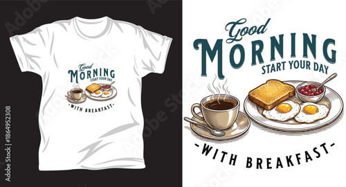 Cooking graphic vector t shirt design print.