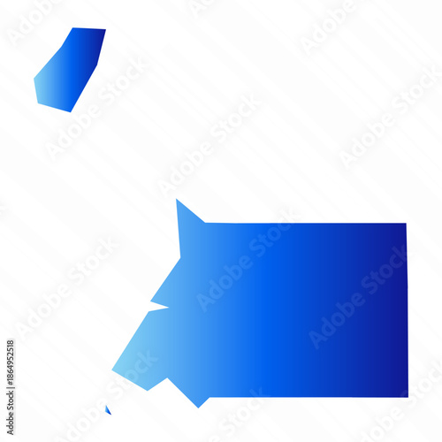 Gradient Simple Equatorial Guinea Map Background