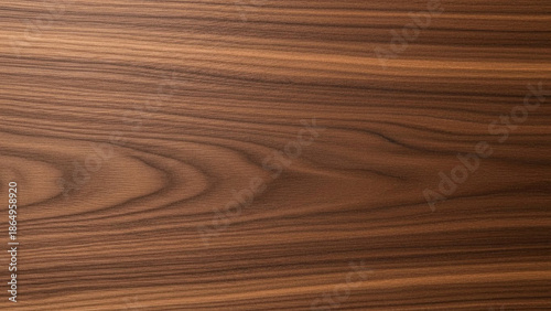 Macro dark walnut wood grain texture natural polished surface