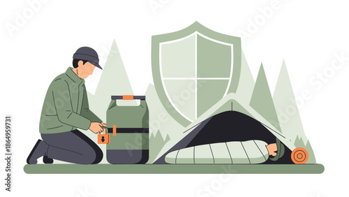Safe Adventure: Protecting Belongings During Camping In The Mountains