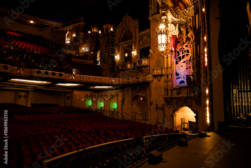 Принти на полотні Coronado Performing Arts Center theater in Rockford Illinois USA