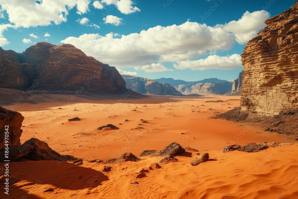 Fototapeta premium Red Canyon Landscape