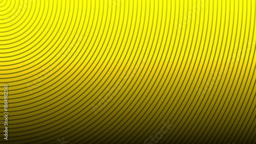 A yellow wave pattern on a black background with a gradient effect and wavy lines.