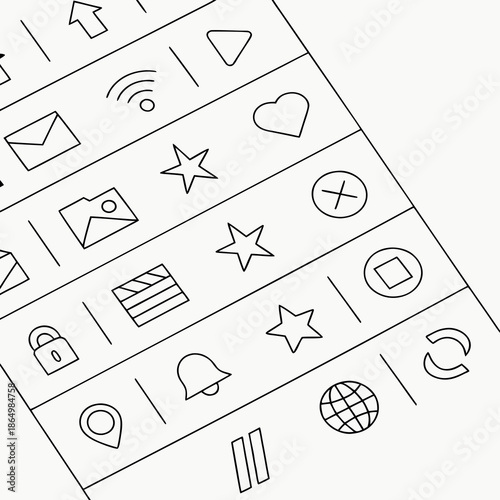 Collection of various icons