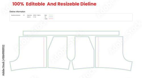 jersey shorts dieline template box dieline die lines packaging custom dieline  box cardboard box dieline pizza box dieline printable product packaging layout,