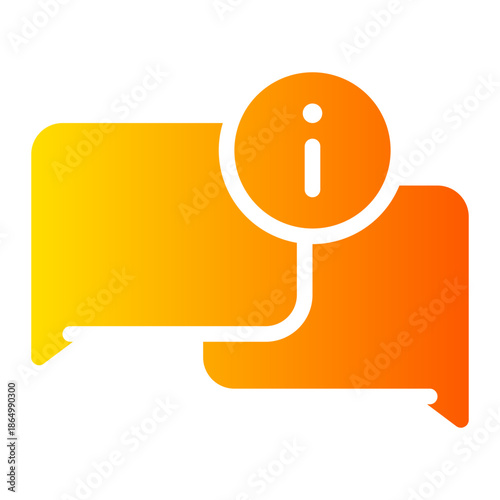 info gradient icon