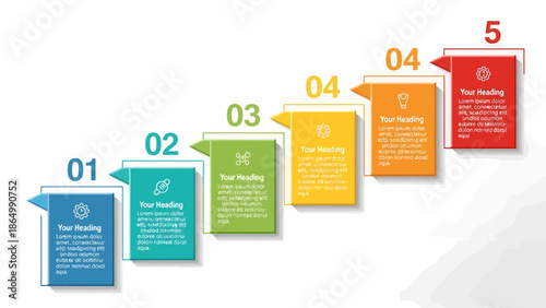 Infographic Steps A Visual Guide to Sequential Processes and Progress.