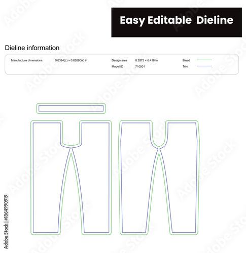 sweatpants  dieline template box dieline die lines packaging custom dieline  box cardboard box dieline pizza box dieline printable product packaging layout,