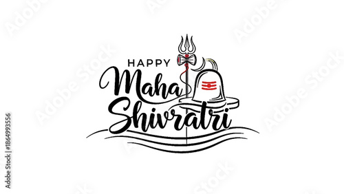 Shiva lingam glowing in darkness showing hindu devotion spiritual faith religious symbol with sacred energy suitable for maha shivaratri festival and commercial design use