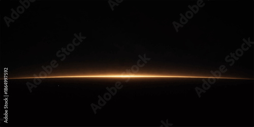 Blue flash animation of the sunrise over the planet Earth with light rays, dark space design, and glow effect