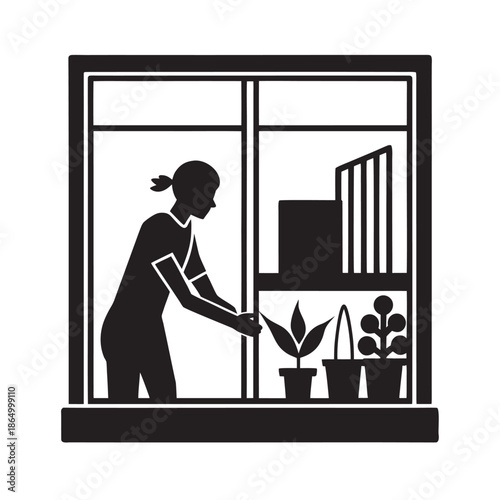 Urban Window Herb Garden Home Lifestyle