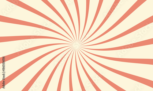 Sunlight comic background. Trendy vector illustration in retro style 60s, 70s.