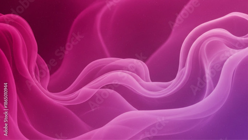 Abstract Magenta to Violet Gradient Background with Ink-in-Water Diffusion Forms