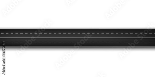 roads  highways  roadways in perspective set vector illustration