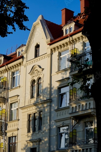 Restored historical German buildings in Kaliningrad
