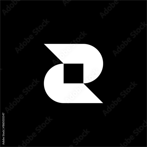 Rounded, opposing segments forming a Z with a negative square center. Represents balance, speed, and creative solutions.