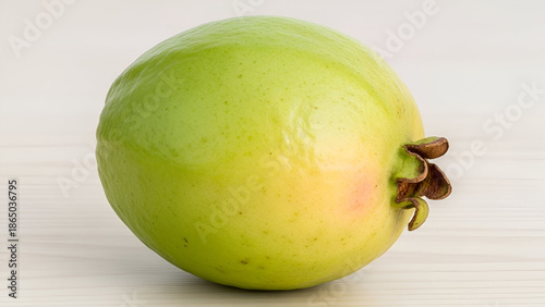 Whole and Halved Green Guava 