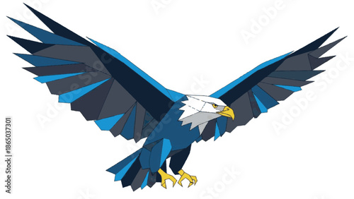 Majestic Eagle Illustration Symbolizing Freedom and Power