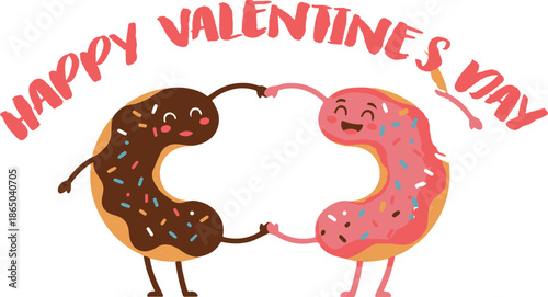 Happy Valentines Day Donuts