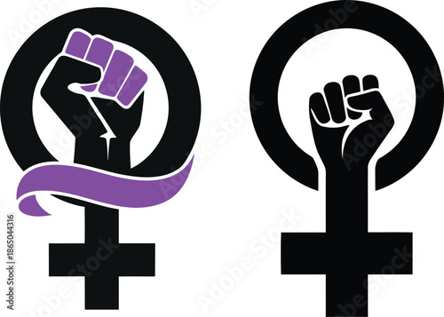 Empowering women worldwide international women's day symbol