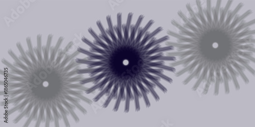 complex but delicate blue and royal blue r grey patterns vector eps10