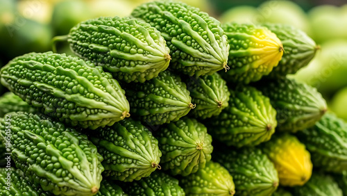 Wallpaper Mural Fresh green melons at the market Torontodigital.ca