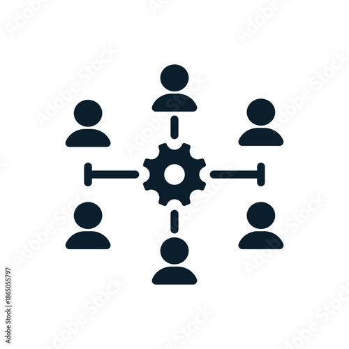 Centralized Management System Icon