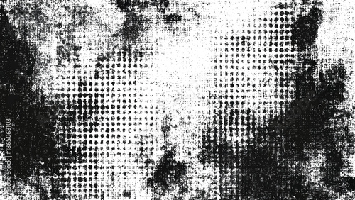 Grunge texture with black spots and white background for design elements