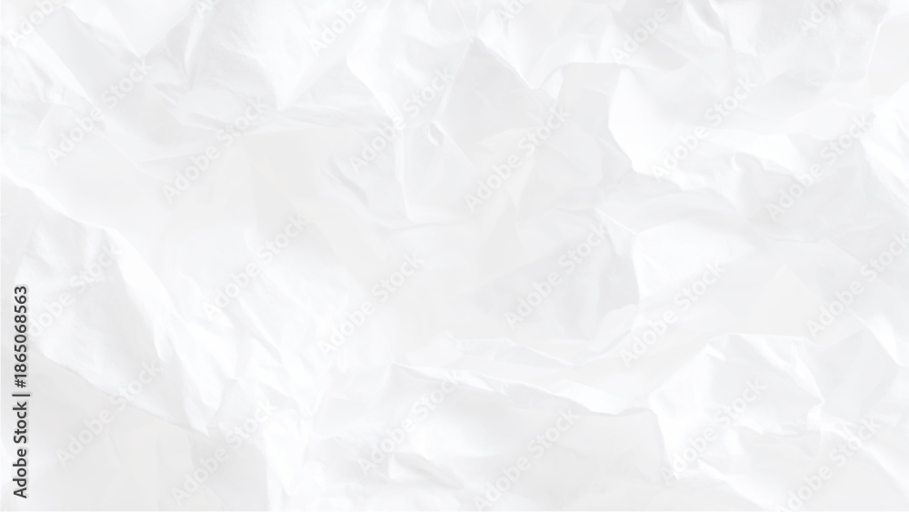 Obraz premium white crumpled paper texture background