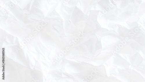 white crumpled paper texture background