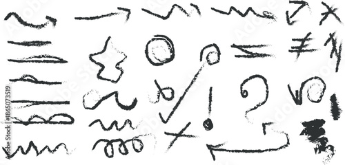 Ancient symbolic inscription with mysterious characters and unreadable script