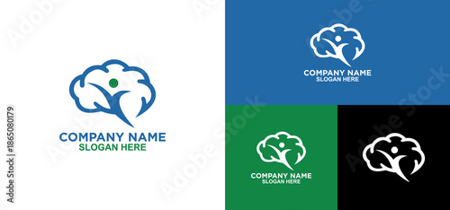 Creative Brain Concept Logo