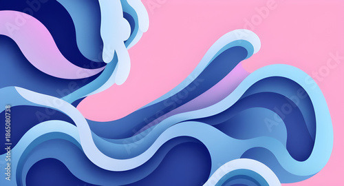 abstract, wavy, background, wave, pattern, texture, flow, smooth, curve, design, modern, colorful, gradient, dynamic, creative, artistic, graphic, vector, illustration, shape, line, motion, fluid, dig